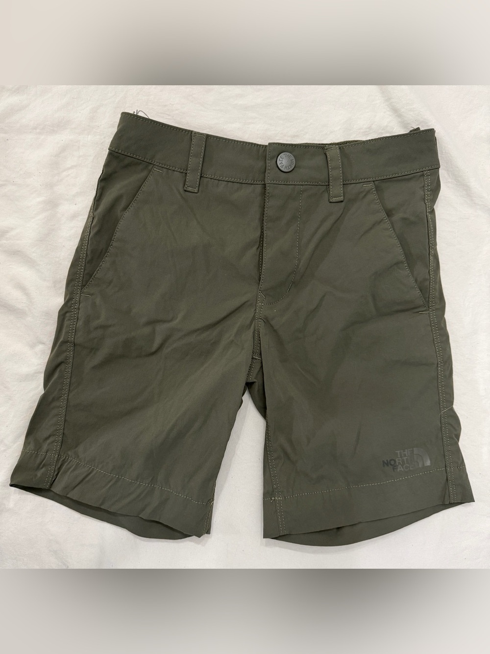 The North Face Kids Olive Green Hybrid Shorts